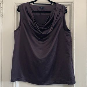 Shimmery CowNeck Blouse